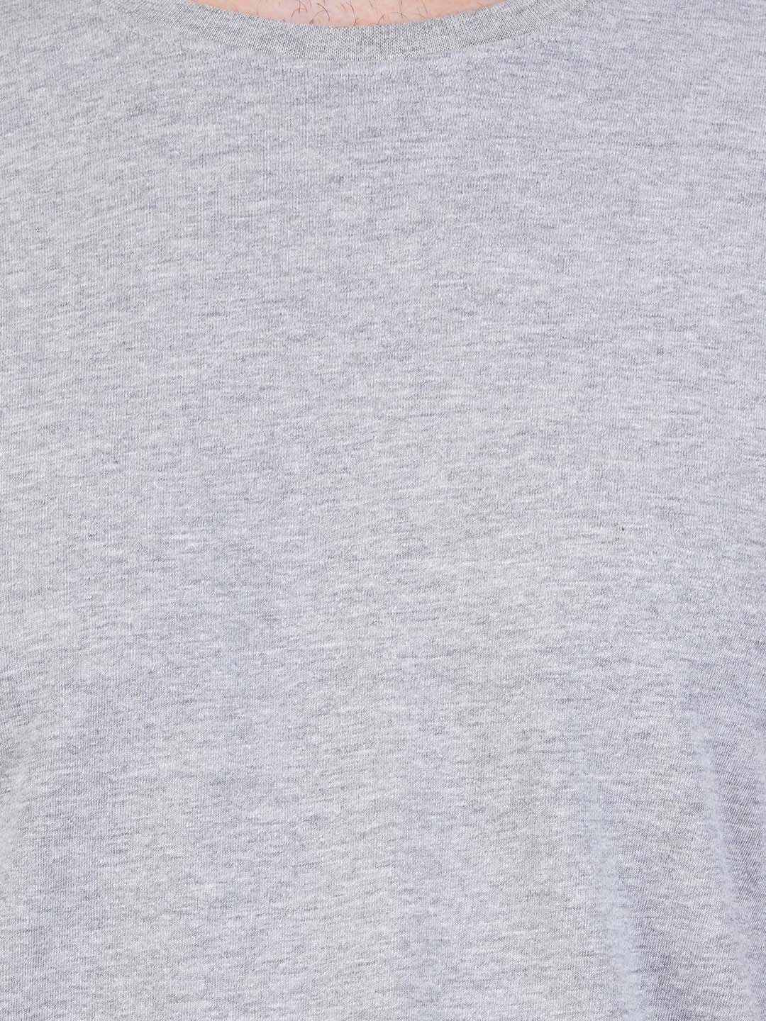 Pure Cotton T-Shirt for Men and Women - Grey-8