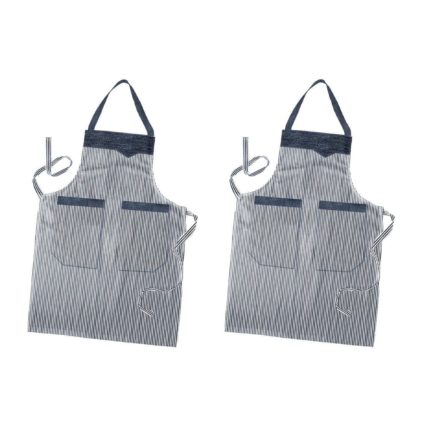 Cooking Apron for Women with Double Pocket~5452-5