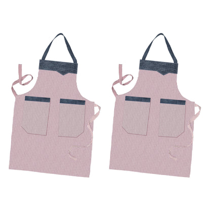 Cooking Apron for Women with Double Pocket~5452-6