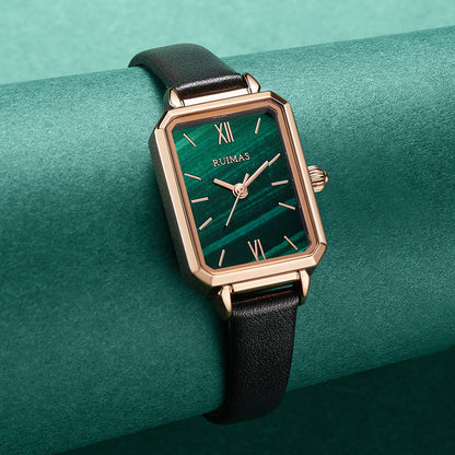 RUIMAS Luxury Ladies Watch Steel Strap Women Bracelet Clocks Leather Band Famale Wristwatch Dress Watches Reloj Mujer 329-4