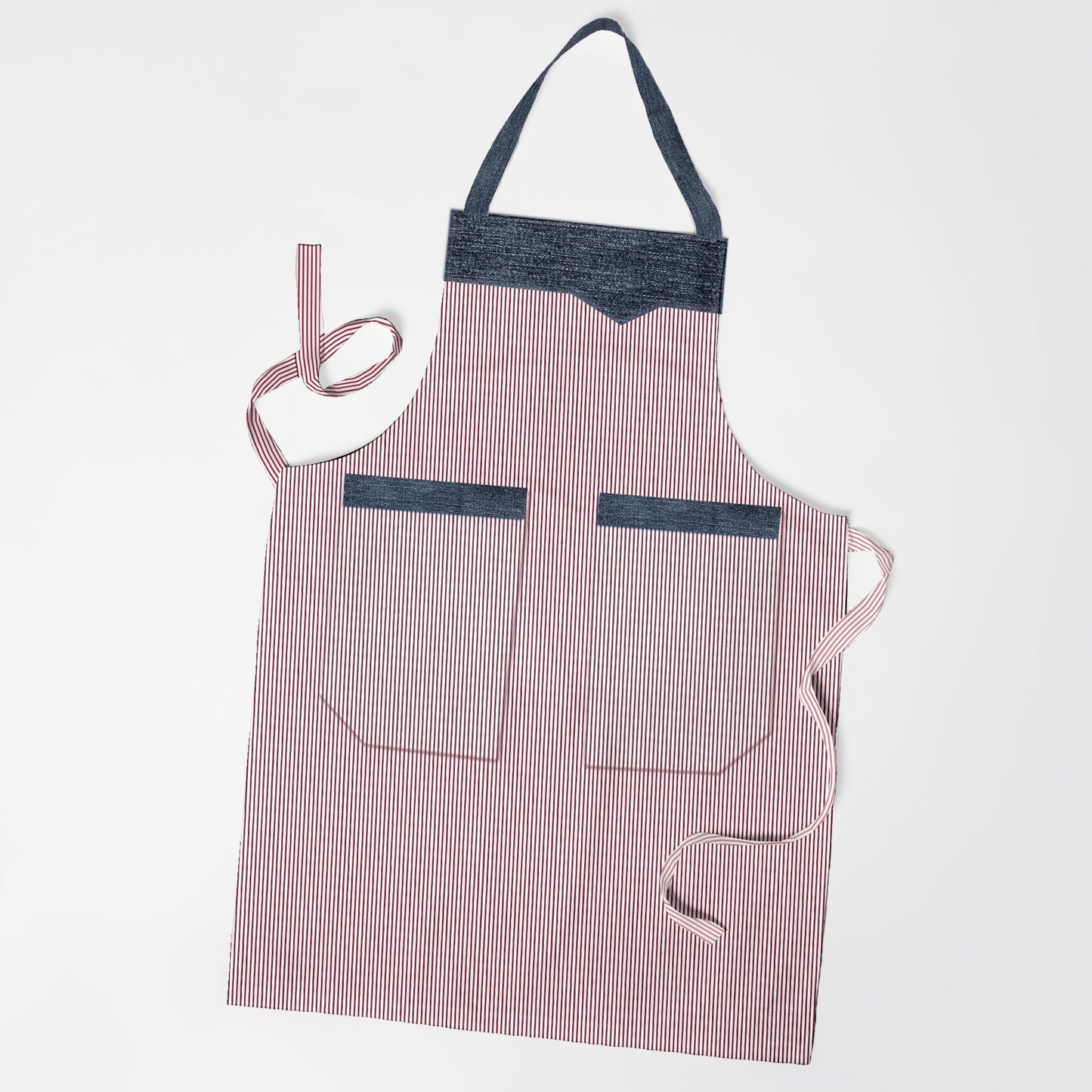Cooking Apron for Women with Double Pocket~5452-1