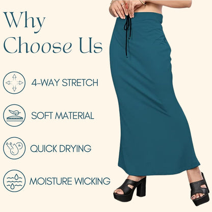 Lycra Saree Shapewear Petticoat for Women by Shreekama