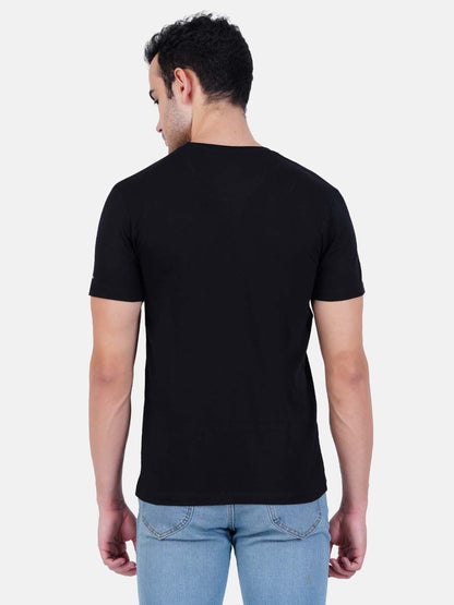 Pure Cotton T-Shirt for Men and Women - Black-7