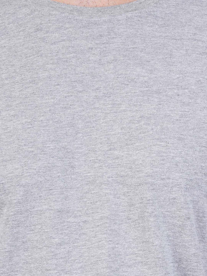 Pure Cotton T-Shirt for Men and Women - Grey-8
