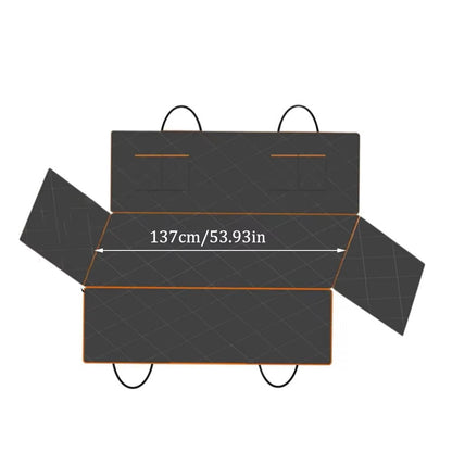 Waterproof Dog Car Seat Cover Scratch-Resistant Protector Black-0