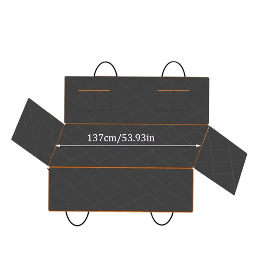 Waterproof Dog Car Seat Cover Scratch-Resistant Protector Black-0