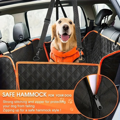 Waterproof Dog Car Seat Cover Scratch-Resistant Protector Black-2