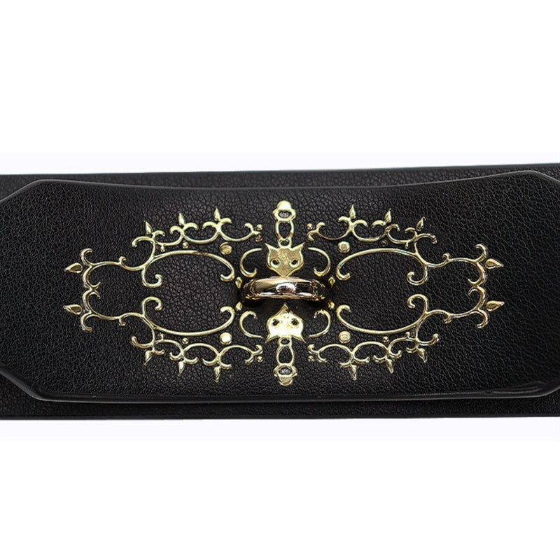 Wholesale Fox Pattern Soft Bondage Gear with Gold Plated details