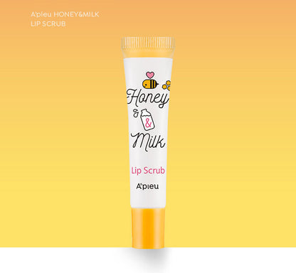 APIEU Honey & Milk Lip Scrub 8ml