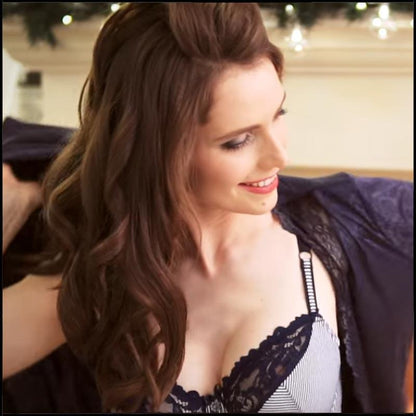 Lightly Padded Balcony Bra Lauma Navy-4