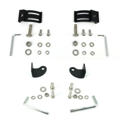 1 Slim Dual Color Strobe Light Bar Sync 4 Packs 4" LED Pods-3