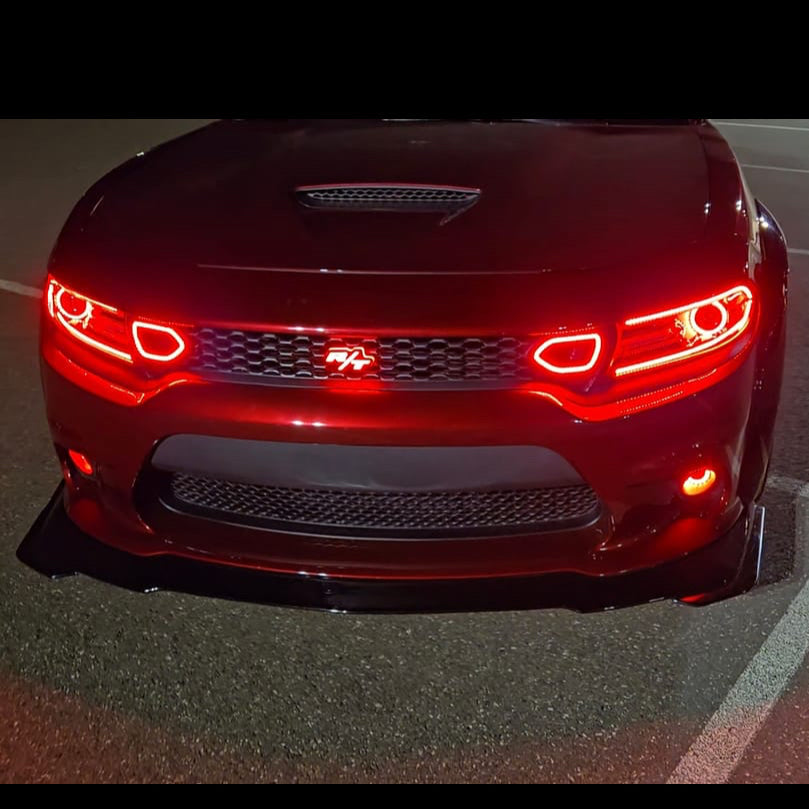 RT Logo LED dodge challenger rt badge Luminous RT emblem light-1