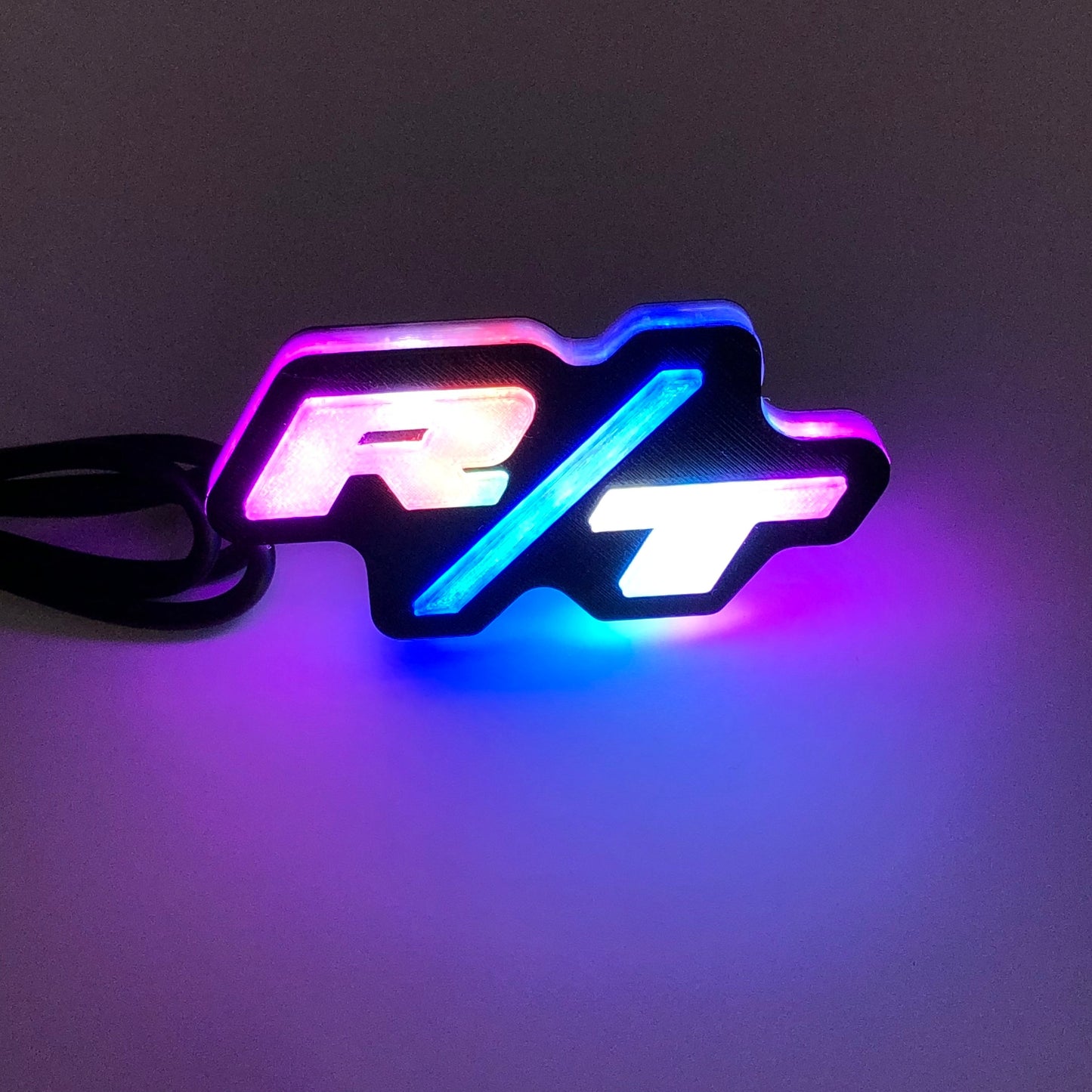 RT Logo LED dodge challenger rt badge Luminous RT emblem light-3