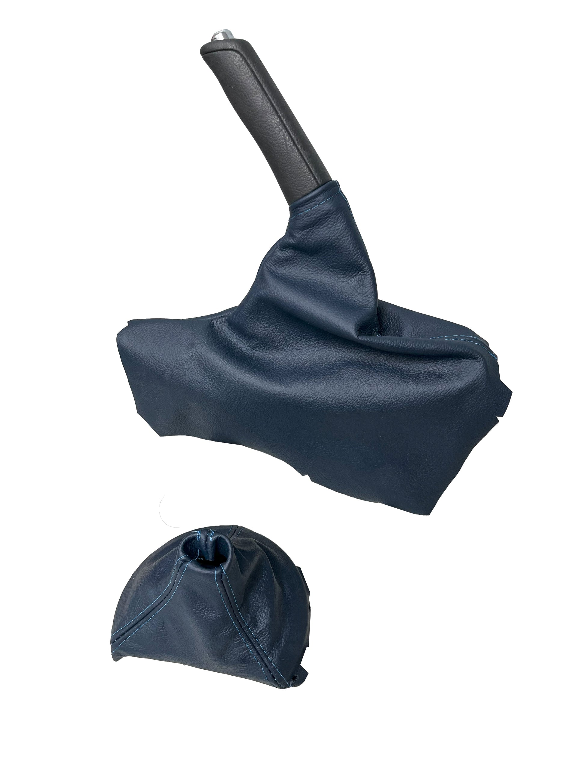 Genuine Leather Automatic Shift & Handbrake Boot Cover For 2012-2020 Subaru BRZ Scion FR-S Toyota GT86-10